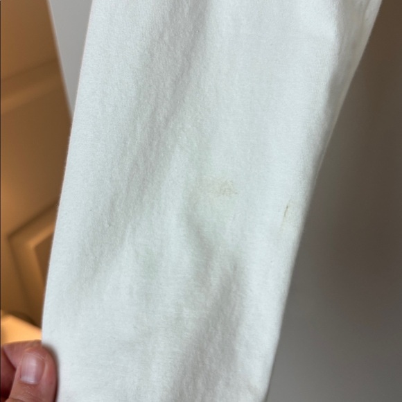 Free People Cream Long Sleeve Cropped Blouse -S - Picture 9 of 10